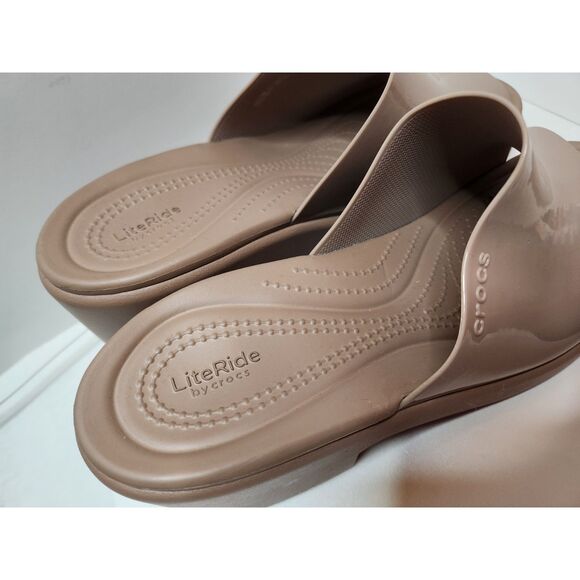 Crocs Brooklyn Slide High Shine Heel | Women's size 11 - Picture 8 of 10